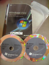  Microsoft Windows Vista Ultimate Full 32 Bit & 64 Bit DVDs =RETAIL BOX= picture