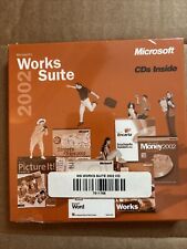 Microsoft Works Suite 2002 Word Product Key New Sealed Money Picture It Encarta picture