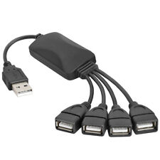 4-Port USB 2.0 Hub 4-Way Type-A USB Splitter Unpowered for PC Mac HDTV TV-Box picture