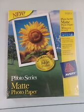 Avery Photo Paper Ink Jet 8.5 x 11 Matte Coated 50 Sheets 53205 Acid Free  NEW picture
