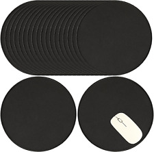 20 Pcs Mouse Pad with Stitched Brink, Black Mouse Pads Bulk with Non Slip Rubber picture