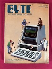 MAY 1984 BYTE MAGAZINE v9 #5 - COMPUTERS & PROFESSIONS Robert Tinney COVER VF picture