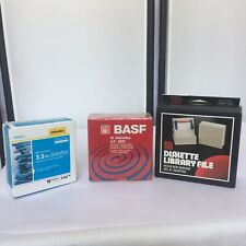 Two 10 Packs Of 3.5” Diskettes And Disk Holder Library New Sealed IBM picture