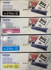 Set of brother Toners TN-210BK, TN-210M, TN-210C, TN-210Y in Clean Sealed Boxes. picture