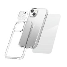 Clear Case for iPhone 14 & 13 Shockproof Resistant Case + 2 Protectors picture