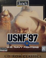 Vintage USNF'97 U.S. Navy Fighters PC CD-ROM Original Box, EA 1999 Catalog MORE picture