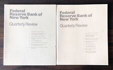 1993 Quarterly Review by Federal Reserve Bank of New York - Lot of 2 picture