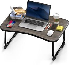 Foldable Lap Desks Portable Bed Tray Table Writing Eating Working Desk, (Black) picture