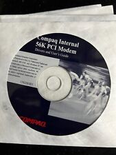 compaq internal 56k pci  modem cd rom driver disk picture