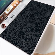 Decorative Topo Designs Artistic Theme Oversized Mouse Pad Desk Keyboard Mat picture