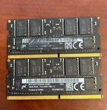 Micron 2x 16GB 2RX8 DDR4-2400T PC4-19200S 260PIN SO-DIMM Laptop Memory RAM 1.2V picture
