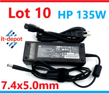 LOT 10 OEM HP 19.5V 6.9A 135W 7.4mm AC Adapter 648964-001 647982-001 482133-001 picture