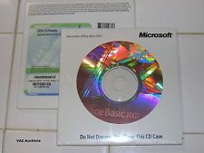 Microsoft Office 2007 Basic Edition BE Full English Version MS=BRAND NEW SEALED= picture