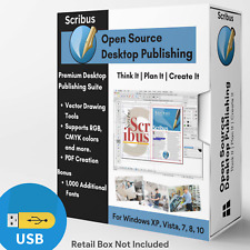 NEW Desktop Publisher Professional Publishing Print Design Software Program USB picture