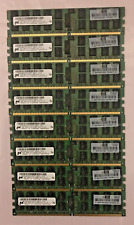 (LOT OF 8) HP 499277-061 Micron 16GB (8 x 4GB) 2Rx4 PC2-6400P DDR2-800MHz picture
