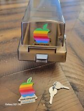 Rare Vintage 80s Apple Disk Storage Case Sticker Logo With Extra Sticker, Keys picture
