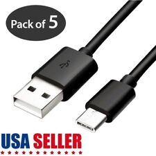 5-Pack USB-C Type-C 3.1 Data Sync Charger Charging Cable for Samsung S10 S9 S8 + picture