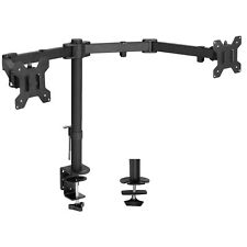 VIVO Full Motion Dual VESA Monitor Desk Mount Double Arm Joint Screens up to 34