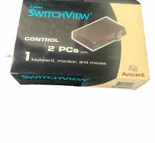 CYBEX AVOCENT Switchview 2-Port KVM Switch MPN: 520-194-005, New picture