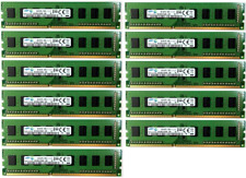 *LOT OF 11 Samsung 4GB DDR3 1600MHz 1Rx8 240pin DIMM Memory RAM M378B5173DB0-CK0 picture