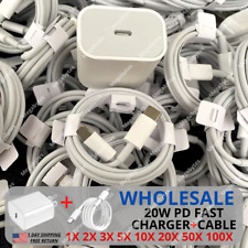 US Wholesale 20W PD Charger Adapter 3/6ft Charging Cable Cord For iPhone Series picture