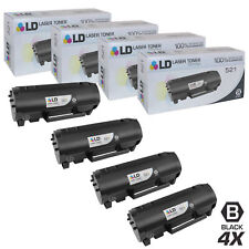 LD Compatible Lexmark 52D1000 4pk Black Toner MS810 MS811 MS812 Series picture
