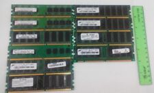 10 Assorted Sticks PC Ram 6 x 512 MB & 4 x 256 MB Hynix Samsung Infineon  Micron picture