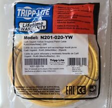Tripp Lite 20FT RJ45 Male Cat6 Gigabit Snagless Molded Patch Cable  - Yellow picture