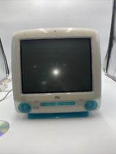 Apple iMac G3 333MHz 64MB 6GB OS 8.6 1999 Blue Vintage Computer Read picture