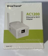 BrosTrend AC1200 WiFi to Ethernet Adapter Model AC7 1200Mbps Dual Band Universal picture