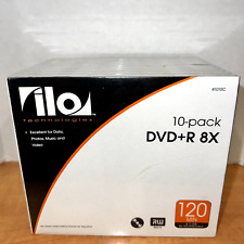 iLO DVD+R 4.7GB 120 minutes 8x Recordable Disc Jewel Cases Sealed NEW picture