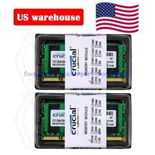 Crucial 8GB 2x4GB PC2-6400s DDR2-800MHz SoDimm Laptop Ram For Dell Inspiron 1545 picture