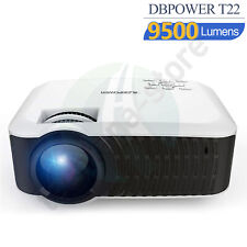 DBPOWER LED Mini Movie Projector Support 1080P Video Home Theater Cinema HDMI picture