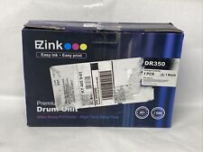 EZink DR350 Premium Drum Unit DR 350 Black 1PC New/Open Box Exp:01/2022 picture