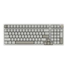 FIRSTBLOOD ONLY GAME. AK992 Retro Wired Mechanical Keyboard, 98 Keys Full Lay... picture