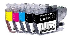 5PK Printer Ink w/ chip fits Brother LC401 MFC-J1010DW MFC-J1012DW MFC-J1170DW picture