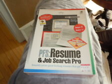 PFS: Resume & Job Search Pro. Softkey  Microsoft Windows.  NEW OLD STOCK picture
