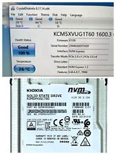 Kioxia 1.6TB U.2  NVMe SSD Toshiba KCM5XVUG1T60,  Excellent 100% Good Health picture