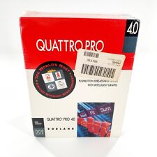 Vintage Quattro Pro 4.0 DOS Version Borland Brand New Factory Sealed picture