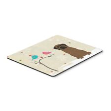 Christmas Presents Between Friends Bullmastiff Mouse Pad Hot Pad Or Trivet picture