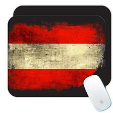 Gift Mousepad : Austria Distressed Flag Vintage Austrian Expat Country picture