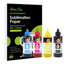 Bundle 110 Sheet Sublimation Paper A4 + Koala Sublimation Ink for Inkjet Printer picture