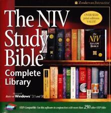 The NIV Study Bible Complete Library PC CD-ROM religion Christian resource study picture