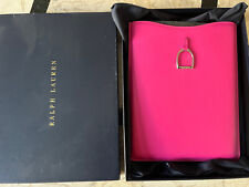 Ralph Lauren Purple Label Pink Leather Tablet Case For Original Apple iPad $395 picture