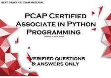 PCAP Certified Associate in Python Programming exam questions and answers picture