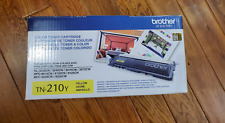 NEW Genuine OEM Brother TN210Y Yellow Toner Cartridge picture