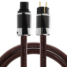​HiFi 12AWG OFC Power Cable Audio US/EU Male Plugs ​C7/C15/C19 Female Connector picture