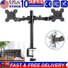 Dual LCD Monitor Desk Mount Stand Heavy Duty Fully Adjustable picture