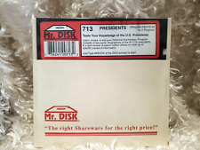 PRESIDENTS Vintage 713 Mr.Disk 5.25 HardDrive PC Ms-Dos Program SEALED picture
