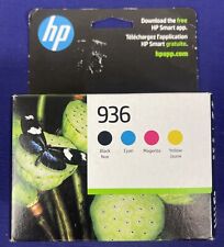 HP 936 Cyan, Magenta, Yellow Ink Cartridges (4-Pack) 7/25 NEW picture